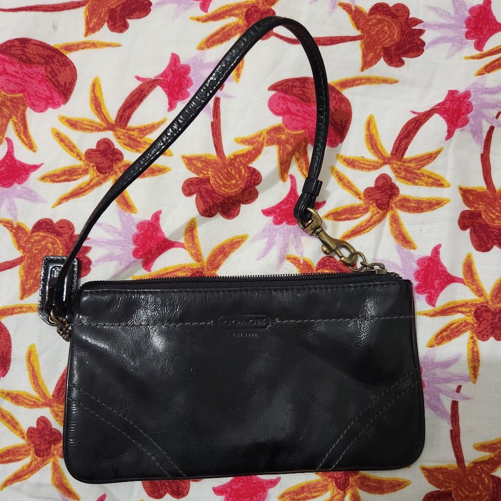 Vintage Coach wristlet